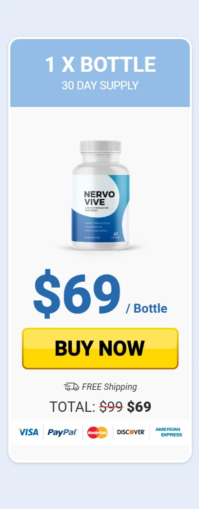 Nervovive™ 1 bottle pricing