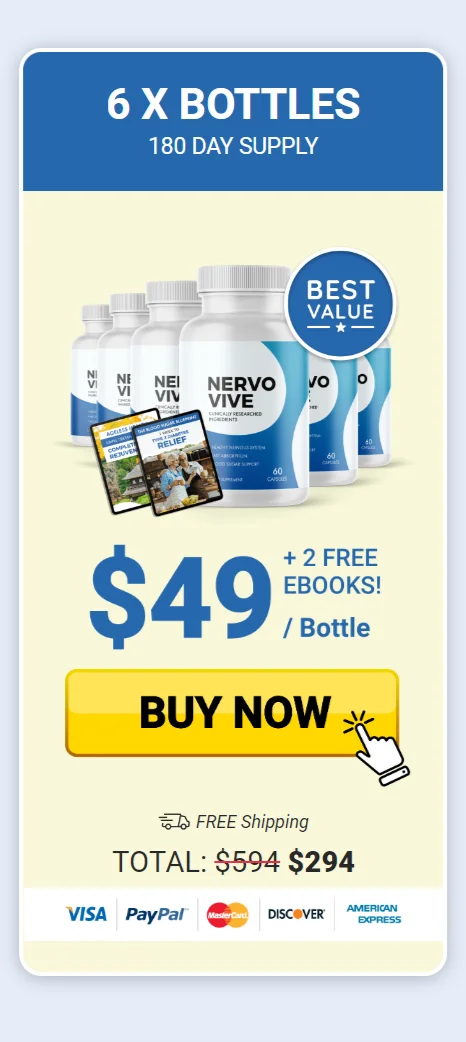 Nervovive™ 6 bottles pricing